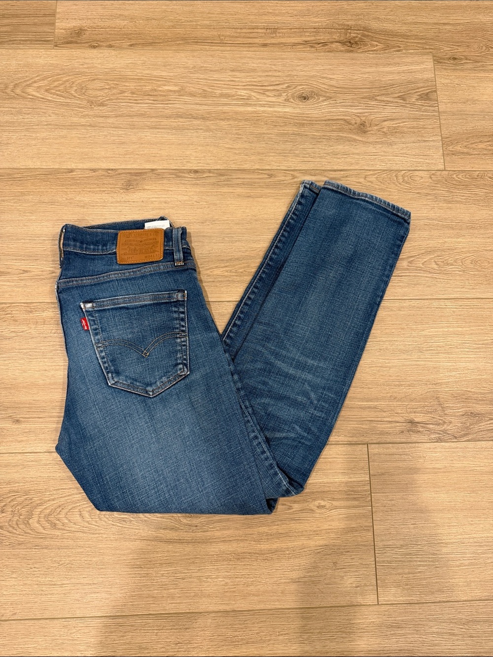 Levi's Men's Medium Blue Slim-Straight Jeans